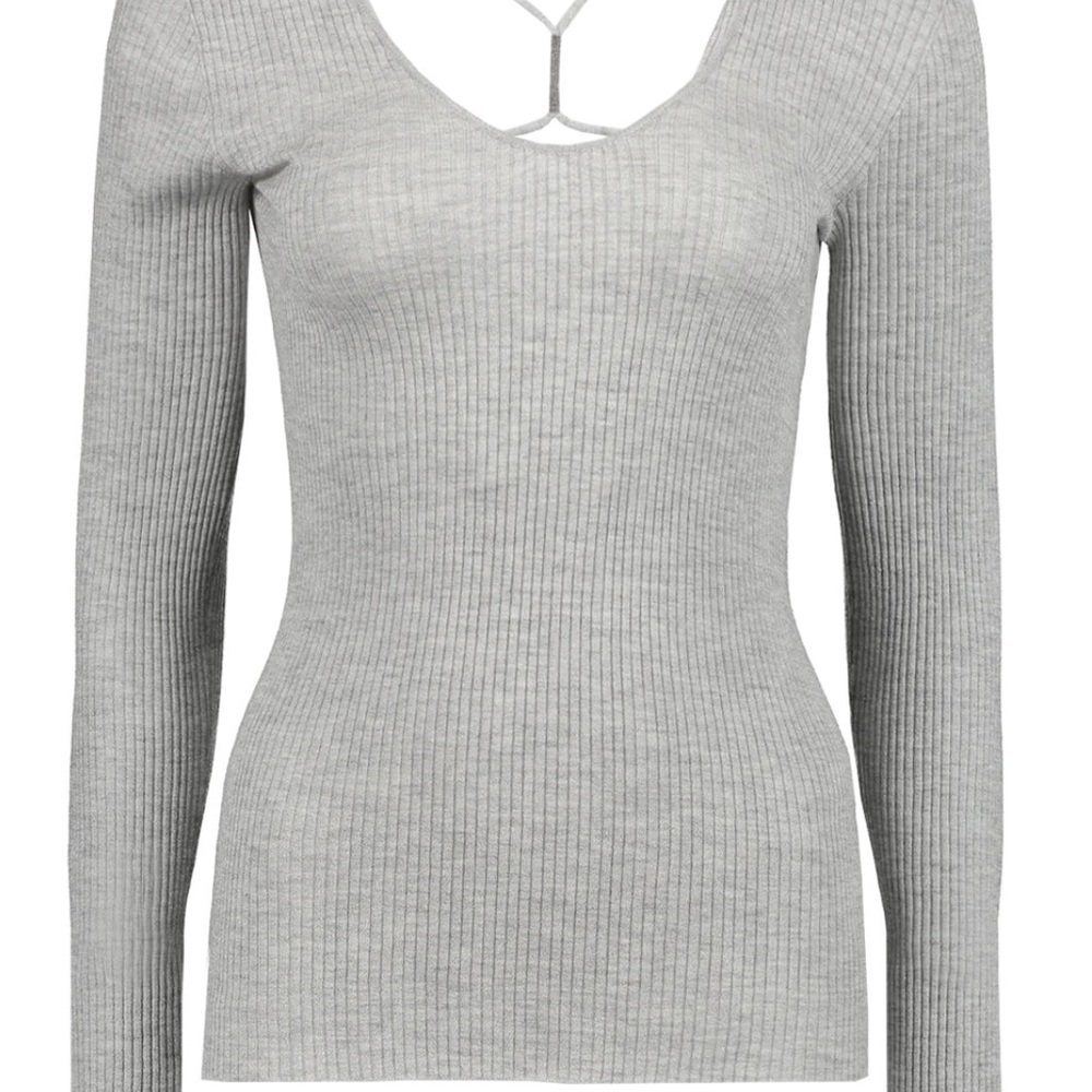 Brunello Cucinelli NWOT Cashmere V Neck Shimmer Sweater